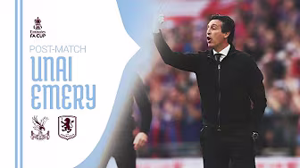 POST MATCH | Unai Emery on FA Cup Exit background