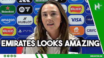 Can't wait to play at the Emirates! Pitch looks GREAT | Real Madrid star Caroline Weir
