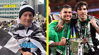 "I CRIED THAT DAY!" Newcastle Fans REACT To Carabao Cup Trophy Parade! background