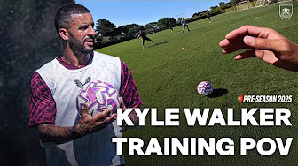 📸 First-Person Training with Kyle Walker | POV backdrop
