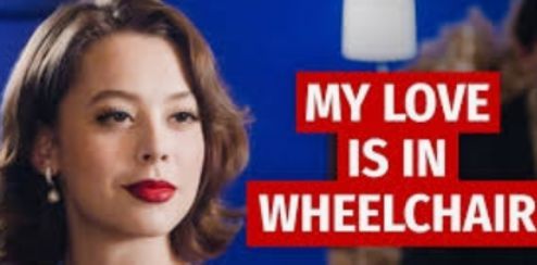 my love is in a wheelchair — blurred background