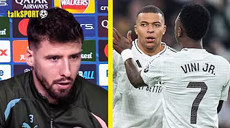 "One Of The TOUGHEST Opponents!" Ruben Dias PREVIEWS Man City's UCL Tie Against Real Madrid! backdrop