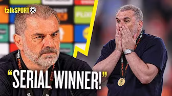 "MATE, I'M A WINNER!" Ange Postecoglou INSISTS he's a 'SERIAL WINNER' after Spurs' Europa League WIN background