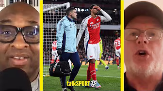 "I Have A Theory..." Perry Groves and Clive Palmer CLASH Over Reason For Arsenal's Huge Injury List! backdrop