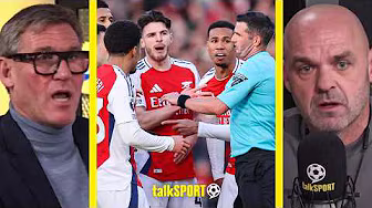 "What's The Bleeding Purpose Of VAR?!" Simon Jordan DISCUSSES Arsenal's Fine For Red Card Reaction! background