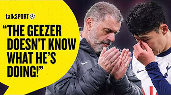 "SON'S A BUSTED FLUSH!" Spurs Fan RAGES At Ange Postecoglou After Carabao Cup Exit! background