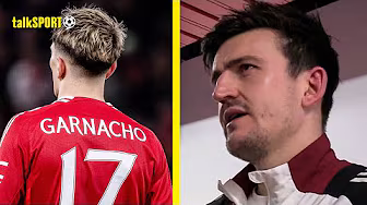 "He Always Has A HUGE Impact!" Harry Maguire PRAISES Garnacho After COMEBACK Win Against Leicester! background