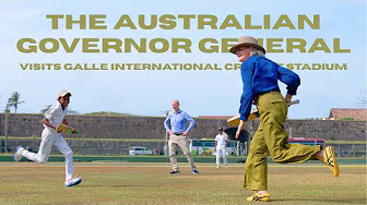 The Australian Governor General Visits Galle International Cricket Stadium 2025