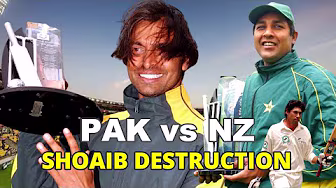 Shoaib Akhtar’s Destruction in NZ | Pakistan vs New Zealand 2003 Test Series | Full Highlights background
