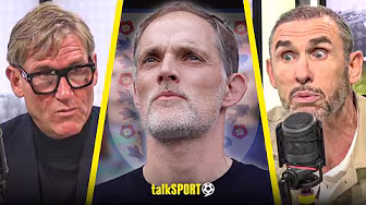 "SOUNDS LIKE EXCUSES!" Simon Jordan and Martin Keown in HEATED DEBATE over Tuchel and England! background