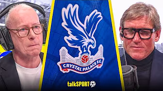 Crystal Palace Fan's VERY EMOTIONAL speech to Simon Jordan & TEARY Jim White after FA Cup victory backdrop