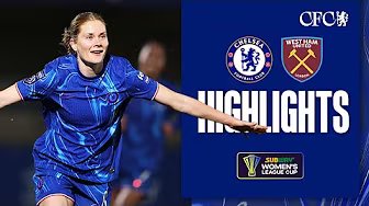 Chelsea Women 2-0 West Ham Women | League Cup HIGHLIGHTS & MATCH REACTION | 24/25 backdrop