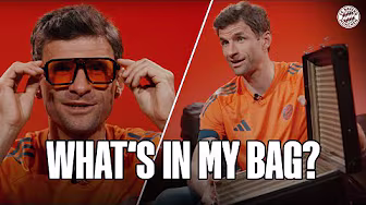 Underpants & toothbrush or Bavarian mustard & pretzels? | What's in my bag with Thomas Müller 👝