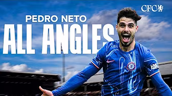 ALL ANGLES | PEDRO NETO's Rocket in Stoppage Time! 🚀 | Fulham vs Chelsea | PL 24/25