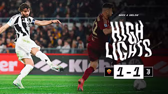 HIGHLIGHTS Serie A | Roma 1-1 Juventus | A draw in Rome, Locatelli’s Long-Range Strike!