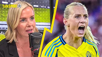 "Why UNDERESTIMATE SWEDEN?!" Shebahn Aherne CLAIMS Stina Blackstenius Poses REAL THREAT To England background