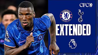 Chelsea 1-0 Tottenham | HIGHLIGHTS - Extended | Premier League 2024/25 backdrop