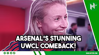 AMAZING, INCREDIBLE feeling | Leah Williamson after Arsenal's STUNNING UWCL comeback background