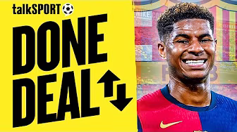 BREAKING: talkSPORT react as Marcus Rashford's loan deal from Man United to Barcelona is CONFIRMED! background