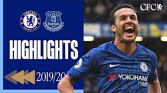 ⏪️ BLUES dominate in Toffees thrashing! | Chelsea 4-0 Everton | HIGHLIGHTS REWIND 19/20 background