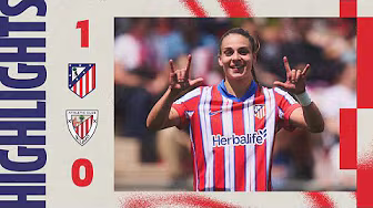 HIGHLIGHTS | Atlético de Madrid Femenino 1-0 Athletic Club | ⚽ Gio Garbelini | 24/25 Liga F, MD 28 background