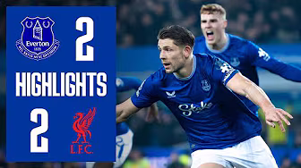 EXTENDED HIGHLIGHTS: Everton 2-2 Liverpool background