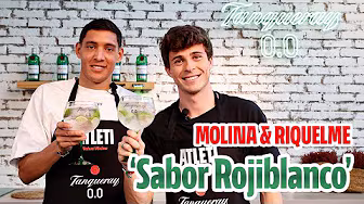 Tanqueray 0.0 'Sabor Rojiblanco', feat. Molina & Riquelme: milanesa with potatoes