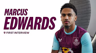 Marcus Edwards Joins Burnley From Sporting Lisbon | FIRST INTERVIEW backdrop