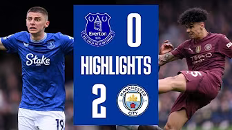 EVERTON 0-2 MAN CITY | Premier League highlights