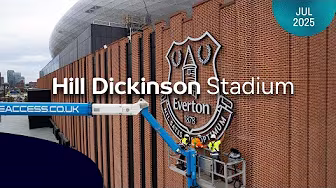 Everton Way complete and branding installed | Hill Dickinson Stadium latest! background