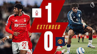 Forest 1-0 Manchester United | Extended Highlights | Premier League background