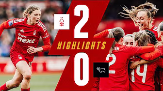 DERBY DAY DELIGHT! ❤️ | Forest Women 2-0 Derby County | Highlights background