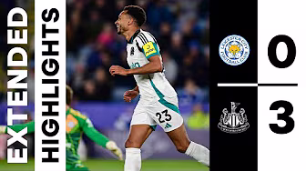 Leicester City 0 Newcastle United 3 | EXTENDED Premier League Highlights background