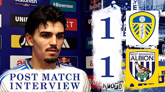 Pascal Struijk reaction | Leeds United 1-1 West Bromwich Albion background