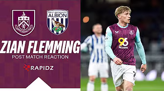Flemming Reflects On Team Resilience In Tough Draw | REACTION | Burnley 1 - 1 West Bromwich Albion background