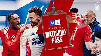 Ola Aina DRESSING ROOM Cam! đ
| Matchday Pass | Brighton 0-0 Forest (3-4 pens) | Emirates FA Cup background