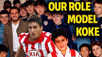 Koke visited Atlético de Madrid Academy's residence background