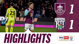 Points Shared Under The Lights With The Baggies | HIGHLIGHTS | Burnley 1 - 1 West Bromwich Albion