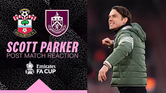 Parker Delighted With Win And Brilliant Performance | REACTION | Southampton 0 - 1 Burnley background