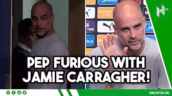 Pep FURIOUS with Jamie Carragher over Erling Haaland comments