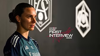 Anneke Borbe on joining Arsenal, playing at Emirates Stadium & more! | FIRST INTERVIEW