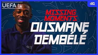 OUSMANE DEMBÉLÉ plays MISSING MOMENTS | #UCL backdrop