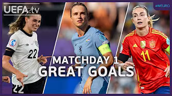 MIEDEMA, PUTELLAS, BRAND | Women's EURO STUNNERS Matchday 1 background