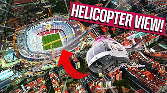 🚁 THE NEW SPOTIFY CAMP NOU from ABOVE! | FC Barcelona 🔵🔴