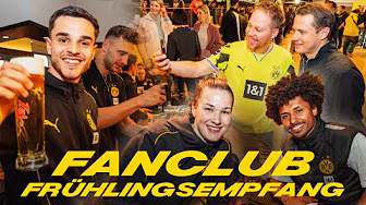 “Stop filming when Schlotterbeck is talking!” | Fan club spring event background