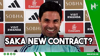 HAPPY Saka wants to STAY | Mikel Arteta | Arsenal v Brentford background
