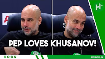 Khusanov travelled with NO washbag! Guardiola cannot get enough of defender | Spurs 0-1 Man City background