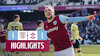 West Ham 1-1 Southampton | Premier League Highlights