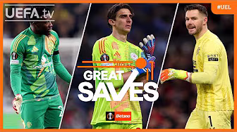 Great EUROPA LEAGUE Saves LEAGUE PHASE | FT. Onana, Tzolakis, Butland... background