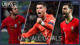 🇵🇹 EVERY Portugal Goal Scored In The Nations League 2024/25! background